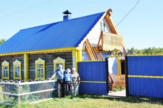 Недосеевы-Воробьевы подходят с душою к ремонту домика в деревне Недосеевы-Воробьевы подходят с душою к ремонту домика в деревне