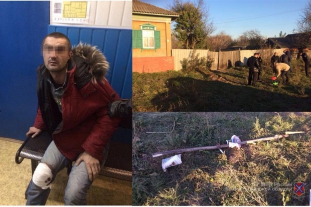 В Елани полицейский выстрелил в мужчину, нападавшего на него с топором и косой В Елани полицейский выстрелил в мужчину, нападавшего на него с топором и косой