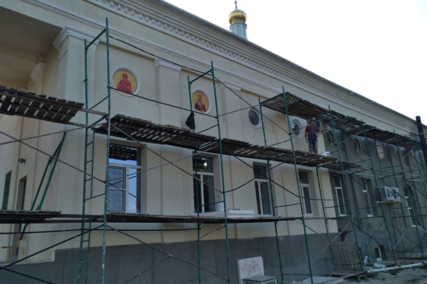 Храм Похвалы Пресвятой Богородицы в Волгограде по вечерам будет подсвечиваться Храм Похвалы Пресвятой Богородицы в Волгограде по вечерам будет подсвечиваться