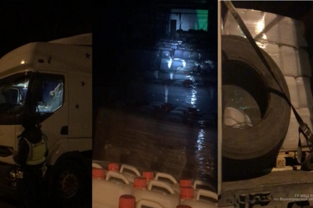Под Волгоградом арестовали 2480 канистр с паленой водкой Под Волгоградом арестовали 2480 канистр с паленой водкой