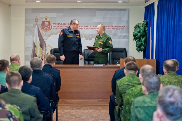 Волгоградским росгвардейцам представили нового руководителя Волгоградским росгвардейцам представили нового руководителя