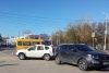 На юге Волгограда «Рено» протаранил ГАЗ: пострадала 63-летняя женщина