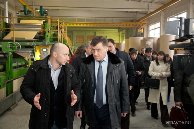 Сергей Боженов познакомился с новым производством района - предприятием, изготавливающим гипсокартон Сергей Боженов познакомился с новым производством района - предприятием, изготавливающим гипсокартон