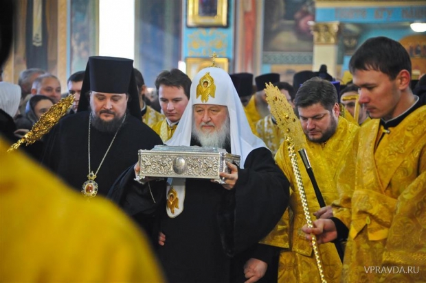 Святейший патриарх доставил в Волгоград Дары волхвов Святейший патриарх доставил в Волгоград Дары волхвов