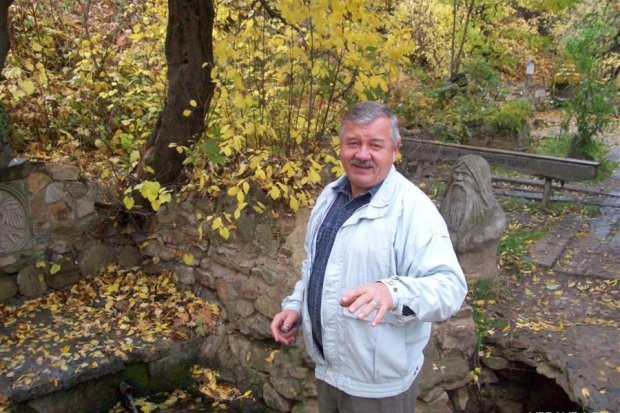 Николай Таранов у "итальянского мостика"