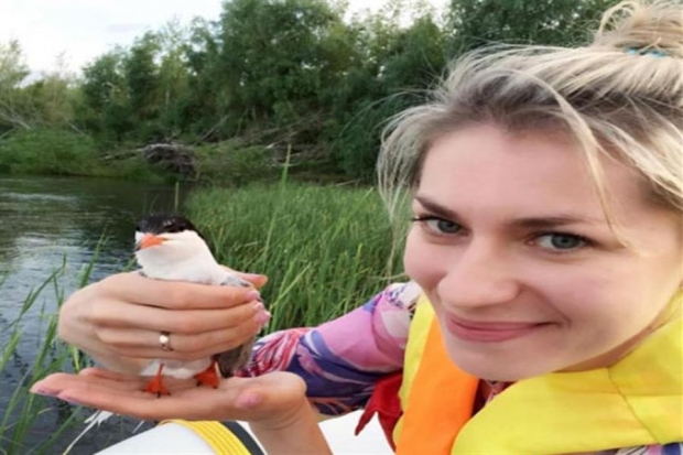 Потапова спасала чайку Потапова спасала чайку