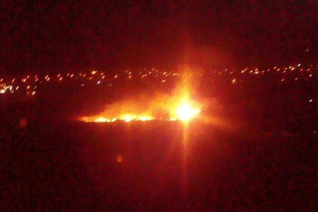 Около второго шлюза ВДСК в Волгоградской области горел камыш Около второго шлюза ВДСК в Волгоградской области горел камыш