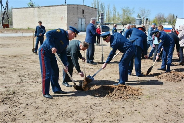 В Суровикинском районе заложили Аллею памяти ветеранов ИК-19 В Суровикинском районе заложили Аллею памяти ветеранов ИК-19