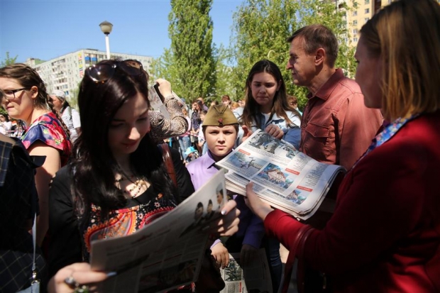 Волгоградцы высадили кусты сирени, названные в честь героев войны