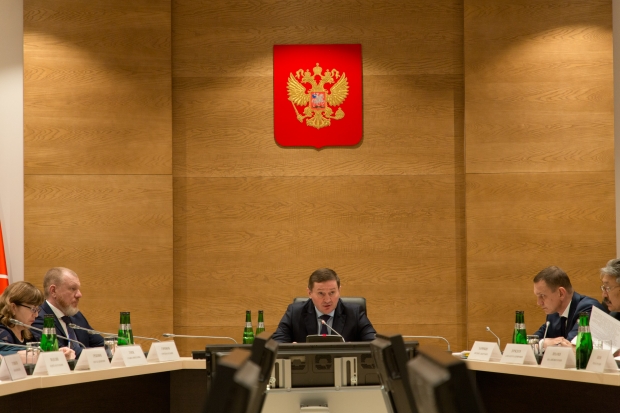 Андрей Бочаров проводит заседание оргкомитета по подготовке к ЧМ-2018 Андрей Бочаров проводит заседание оргкомитета по подготовке к ЧМ-2018