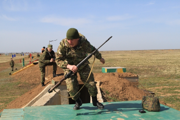 Волгоградские гвардейцы вышли на «Тропу разведчика» Волгоградские гвардейцы вышли на «Тропу разведчика»