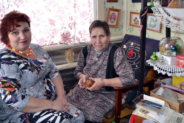 Мария со своей мамой Валентиной Кузьминичной. Мария со своей мамой Валентиной Кузьминичной.