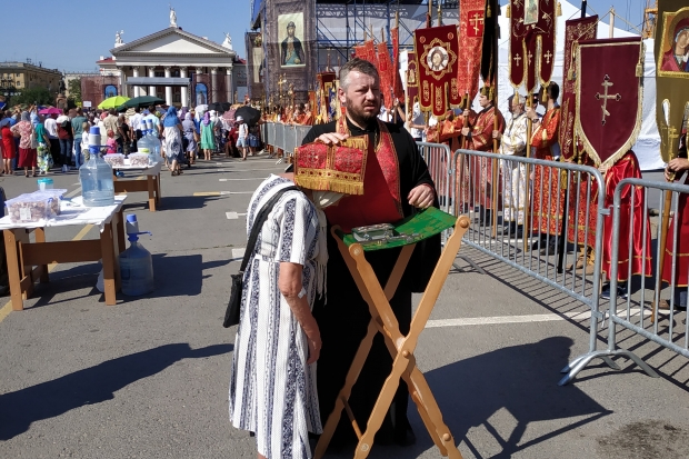 В Волгограде завершилось богослужение в честь мученика Николая Попова В Волгограде завершилось богослужение в честь мученика Николая Попова
