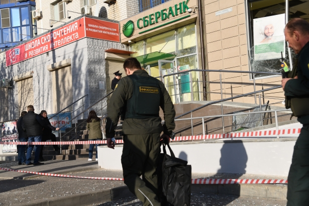Опубликовано видео с места взрыва в офисе Сбербанка в Волгограде Опубликовано видео с места взрыва в офисе Сбербанка в Волгограде