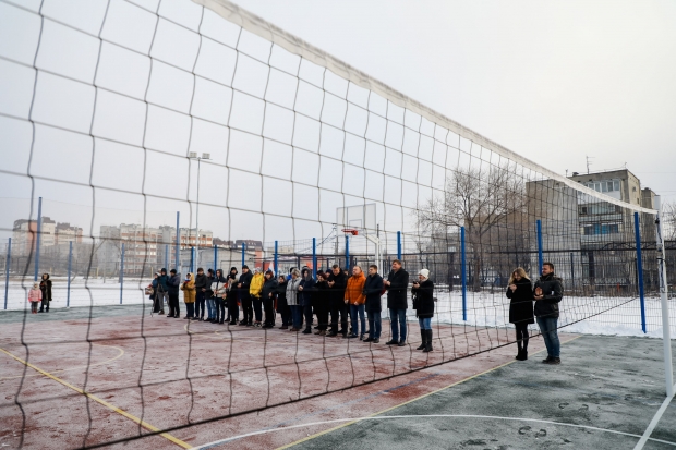 Под Волгоградом открыли новую спортплощадку