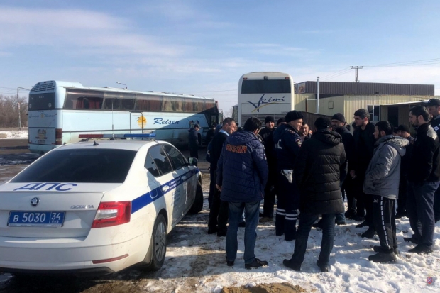 Под Волгоградом задержали водителя междугороднего автобуса Под Волгоградом задержали водителя междугороднего автобуса