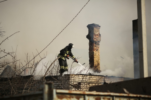 На севере Волгоградской области при пожаре погиб человек